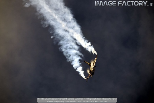 2019-09-07 Zeltweg Airpower 09815 General Dynamics F-16 Fighting Falcon - Belgian Air Force